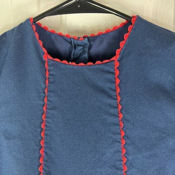 Lullaby Set Navy Baby Doll Dress Size 7 - Picture 3 of 3